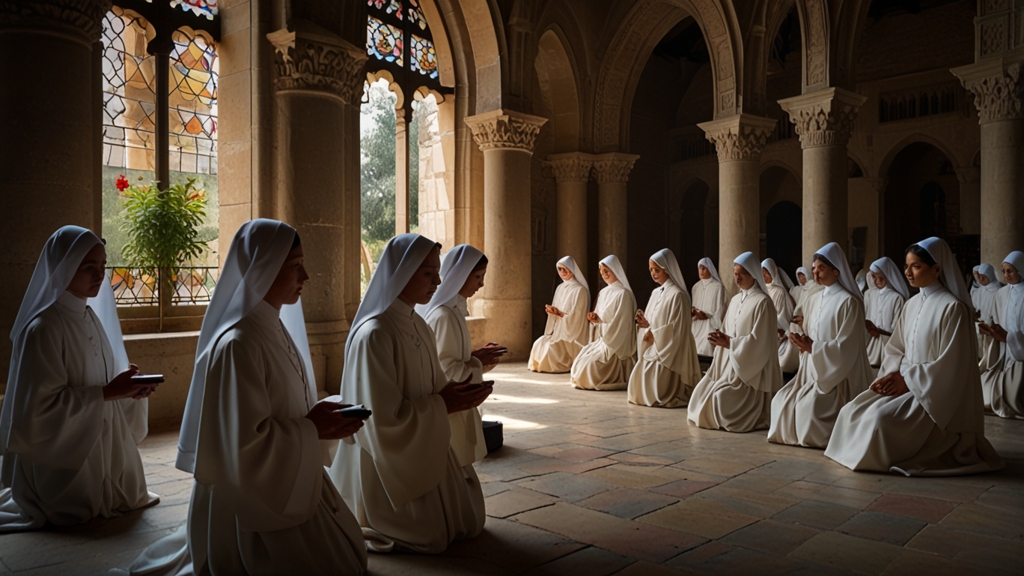 Young religious women